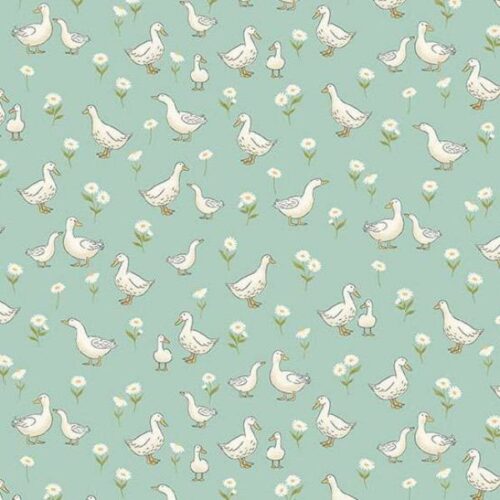 190_T Ducks Teal, Little Ones by Makower