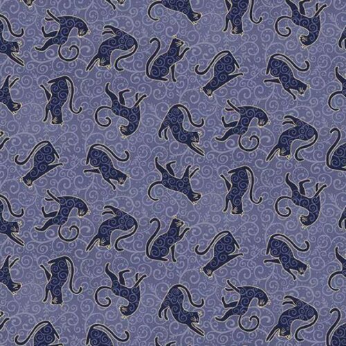 197-B Whiskers Blue, Charmed by Makower