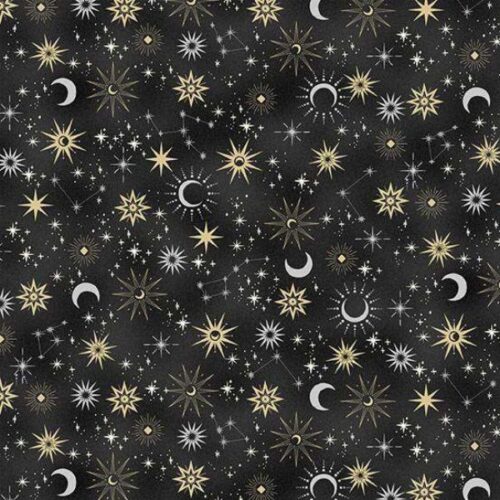 198-X Galaxy Black, Charmed by Makower