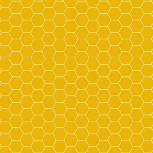 A1579Y1 Honeycomb Dark Yellow, Sunny Yellow by Amy Latta