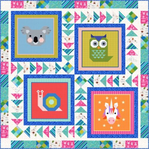 Animal Alphabet Quilt Kit by Lewis & Irene