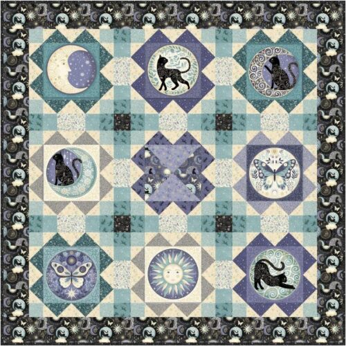 Bewitchery Quilt Kit, Charmed by Makower (Cut in House)