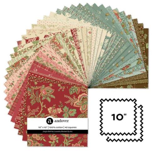 Jingle Bell 10 Squares Pack by Edyta Sitar (Branded)