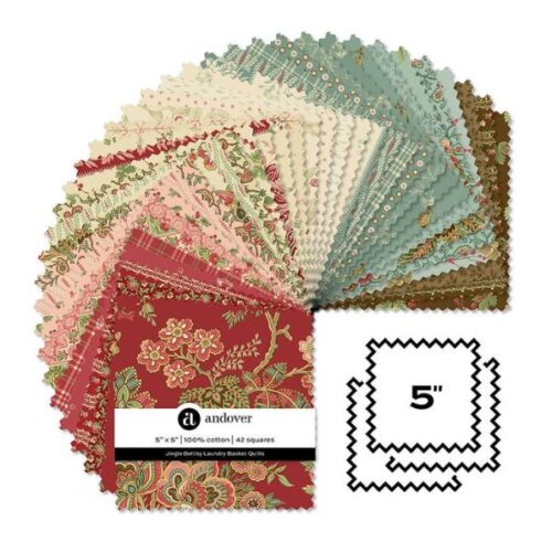 Jingle Bell 5 Squares Pack by Edyta Sitar (Branded)