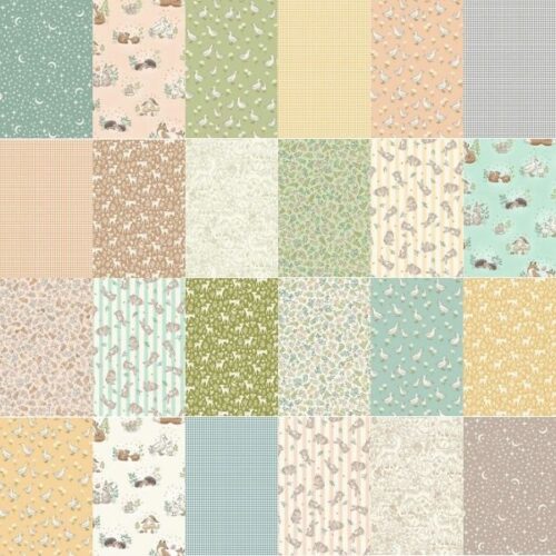 Little Ones Fat Quarter Pack (24 pieces) by Makower (Cut in House)