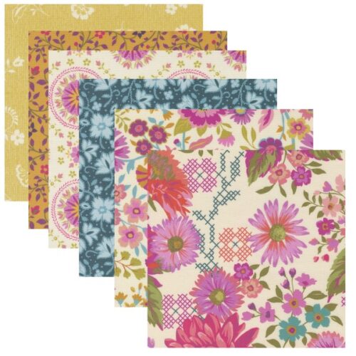 Moda Parlor Fat Quarter 6 Piece Pack