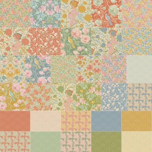 Songbird Full Fat Quarter Pack (32 pieces), Songbird by Tilda (Cut in House)