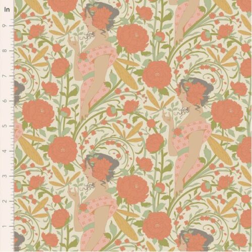 TD100643 Aubrey Coral, Songbird by Tilda