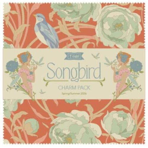 TD300259 Songbird 5 inch squares (40 pieces), Songbird by Tilda