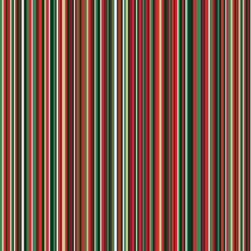 219-G Classic Stripe Green, Adorn by Makower