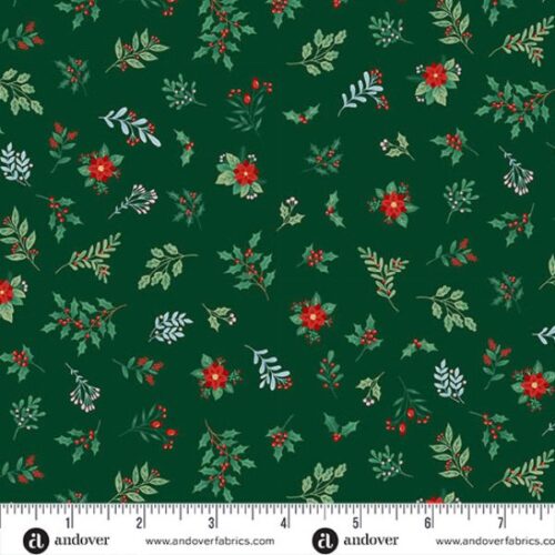 226-G Foliage Green, The Nutcracker by Makower