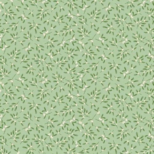 235-G Mistletoe Green, Country Christmas by Makower