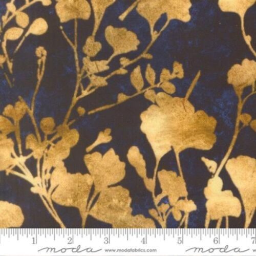 48112 14 Ginkgo Glow Landscape and Nature Midnight, Tranquil Patina by Debbie Maddy