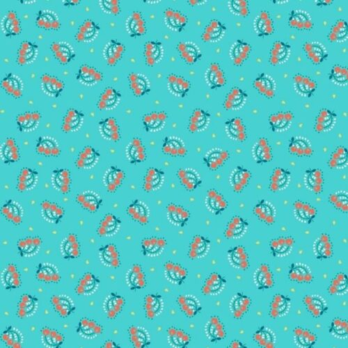 A978C Mini Stems on Turquoise, Sambramha by John Scott