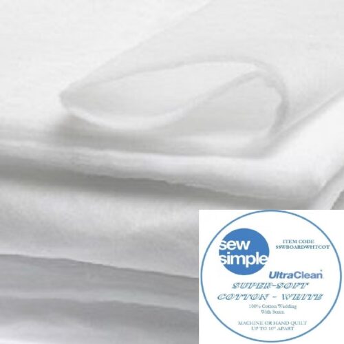 Bleached Cotton Sew Simple Super Soft Wadding
