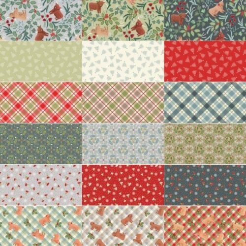 Celtic Christmas Fat Quarter Pack (18 pieces) by Lewis & Irene