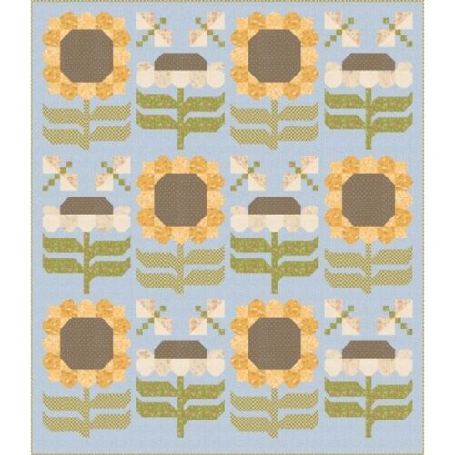 KIT20980 Daisy Parade Quilt Kit, My Secret Garden by Stacy Iest Hsu