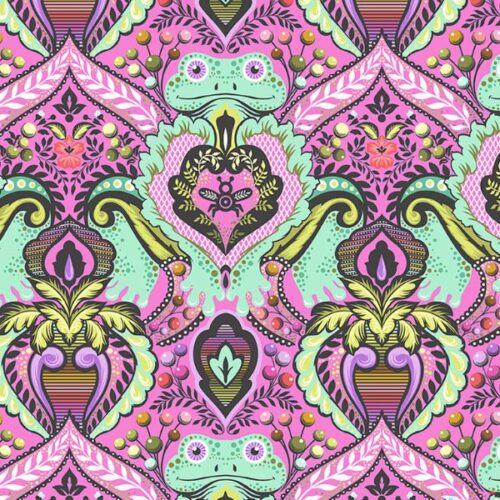 MKTP012.GUMBALL Frog Prince, Prince Charming Déjà Vu Minky by Tula Pink