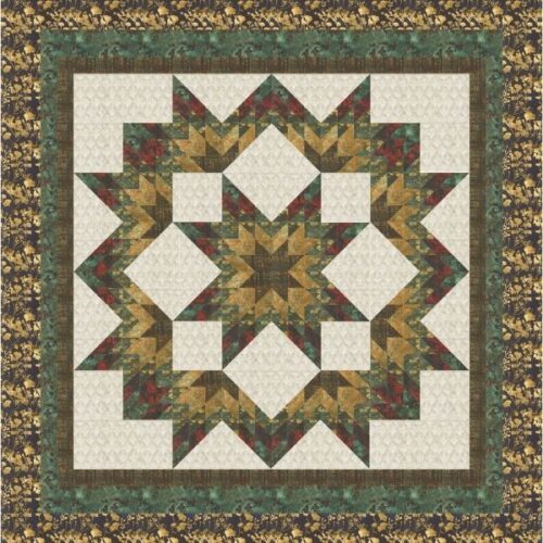 No Diamonds in the Sky Queen Size, Tranquil Patina by Debbie Maddy