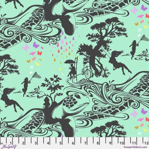 PWTP276.SWEETMINT Turtle Bay, Prince Charming Déjà Vu by Tula Pink