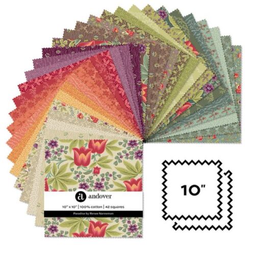 Paradise 10 Square Pack (42 pieces) by Renee Nanneman (Branded)