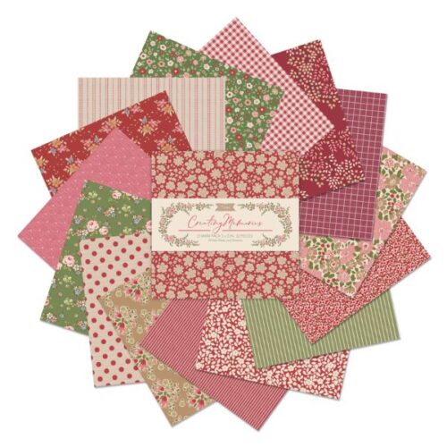 TD300213 Creating Memories Winter Charm Pack (32 pieces) 12.5 x 12.5cm: Tilda Fabrics