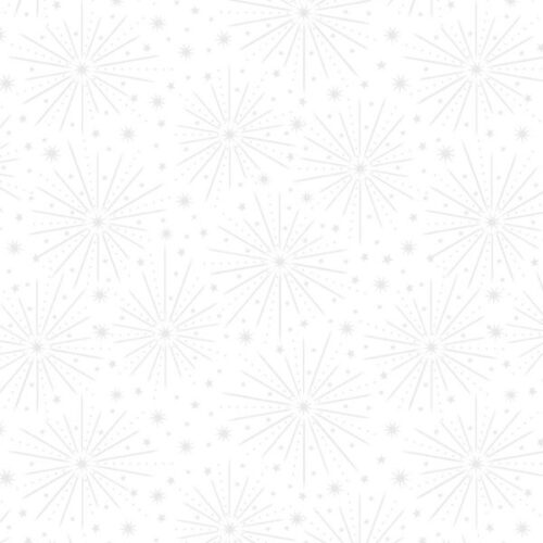 TT33A White on White Starburst, Tiny Tonals by Lewis & Irene