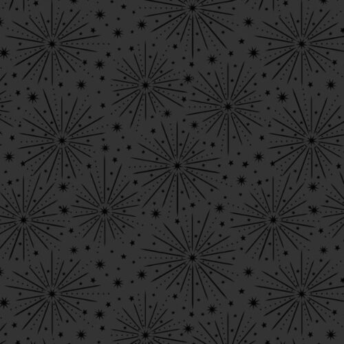 TT33D Black on Black Starburst, Tiny Tonals by Lewis & Irene