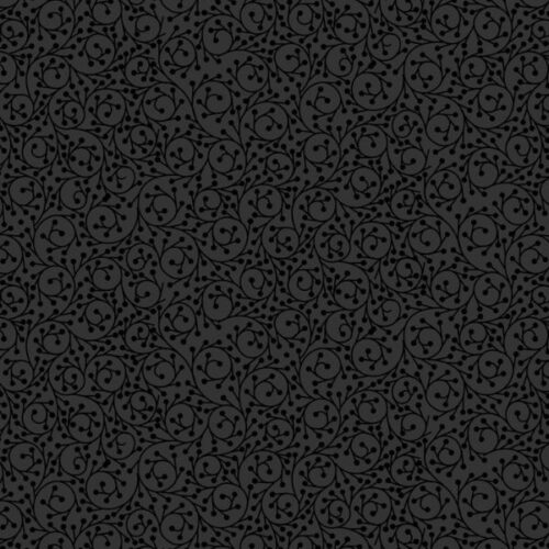 TT3D Black on Black Vines, Tiny Tonals by Lewis & Irene