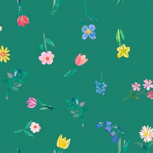 WB064 Posy Leaf, Flower Market by Wee Blue Bell