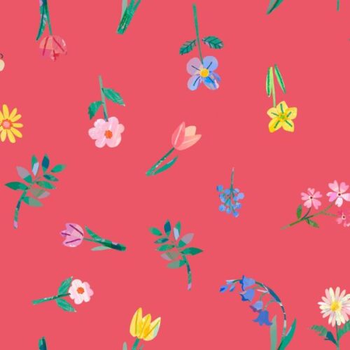 WB065 Posy Poppy, Flower Market by Wee Blue Bell