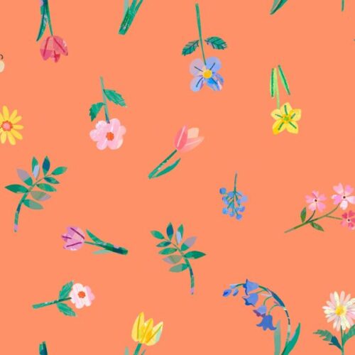 WB066 Posy Marigold, Flower Market by Wee Blue Bell