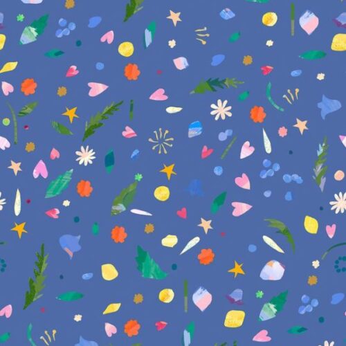 WB067 Petal Confetti Bluebell, Flower Market by Wee Blue Bell