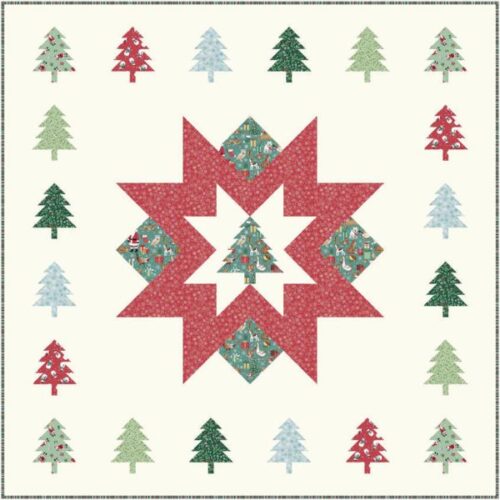Wondrous Star Quilt Kit, Country Christmas by Makower