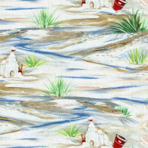 24159-MLT Castles in the Sand, Seaside Summer by Estelle Grengs