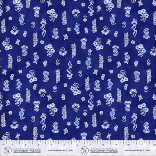 55346-3 Painted Florals, Chateau Meow by Whistler Studios