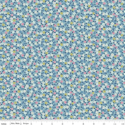 C18376-Blue Teeny One, Cath Kidston Signature Collection by Riley Blake