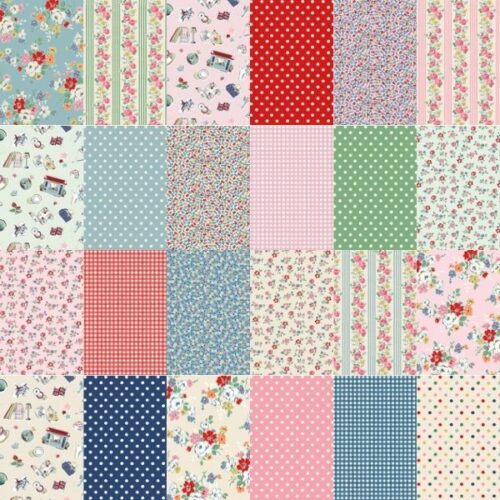 Cath Kidston Signature Collection Fat Quarter Pack (24 pieces) by Riley Blake (Cut in House)