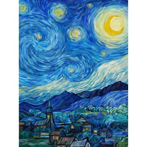 DP29260 46 Panel Starry Night by Lena Belokrinitski