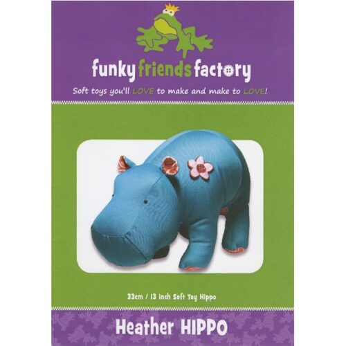 FF4095 Heather Hippo – Funky Friends Factory Pattern
