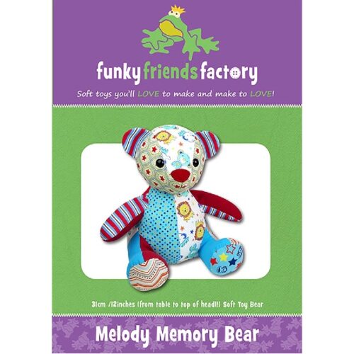 FF4644 Melody Memory Bear – Funky Friends Factory Pattern