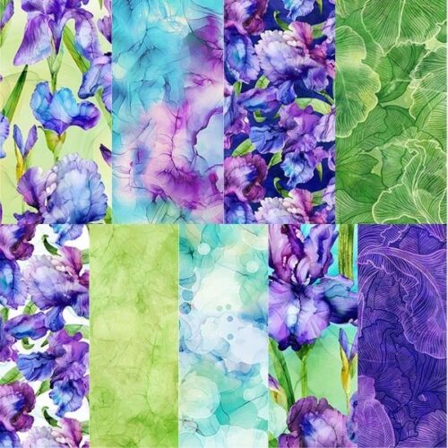 Infatuation Fat Quarter Pack (9 pieces) by Deborah Edwards and Melanie Samra (Cut in House)