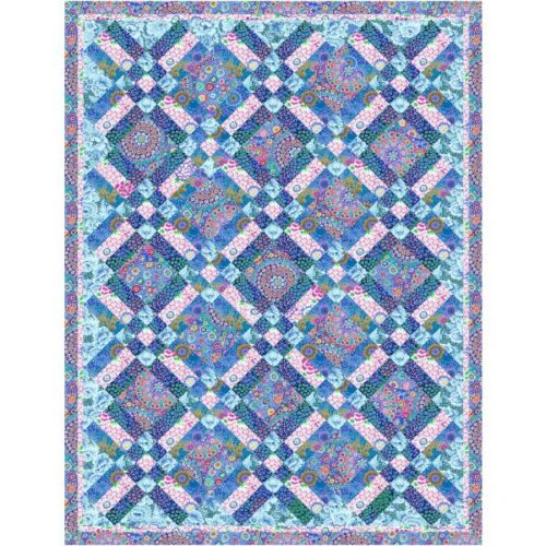 Interlace Quilt Kit Cool, Kaffe Fassett Cotton Lawn