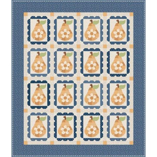 KT-18130 Sweet Golden Pears Quilt Kit with Collectors Box by Lori Holt