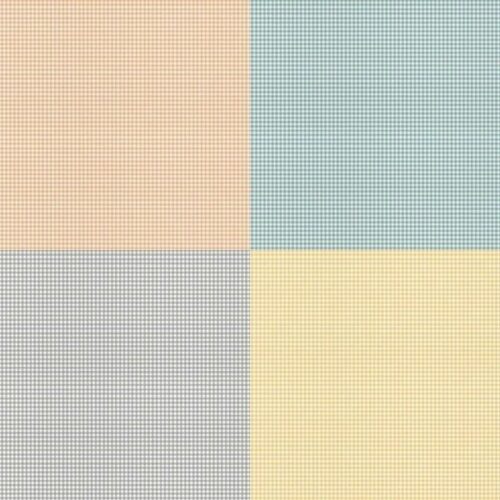 Little Ones Gingham Fat Quarter Pack (4 pieces) by Makower (Cut in House)