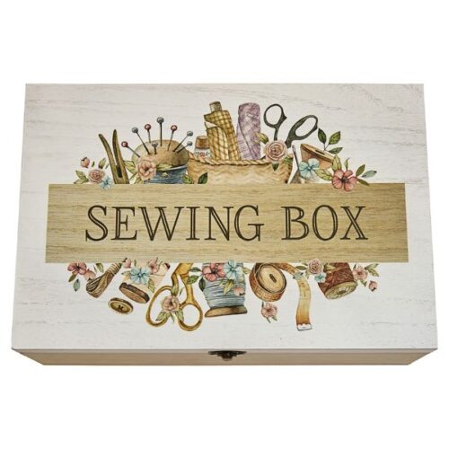 TN017 Wooden Sewing Storage Box