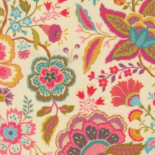 11980 11 Jasmine Florals Cream, Sitara by Crystal Manning