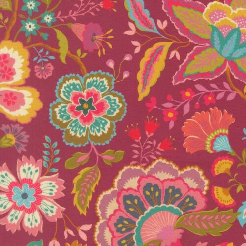 11980 20 Jasmine Florals Rose Wine, Sitara by Crystal Manning