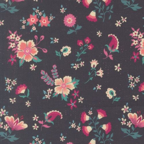 11982 12 Davina Florals Midnight, Sitara by Crystal Manning