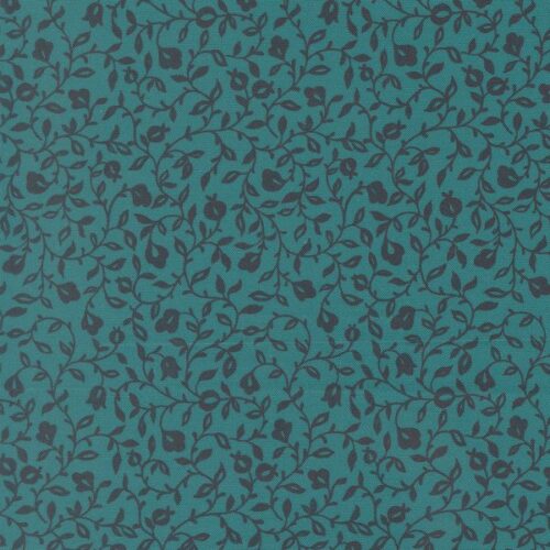 11985 15 Affinity Small Floral Vines Lagoon, Sitara by Crystal Manning